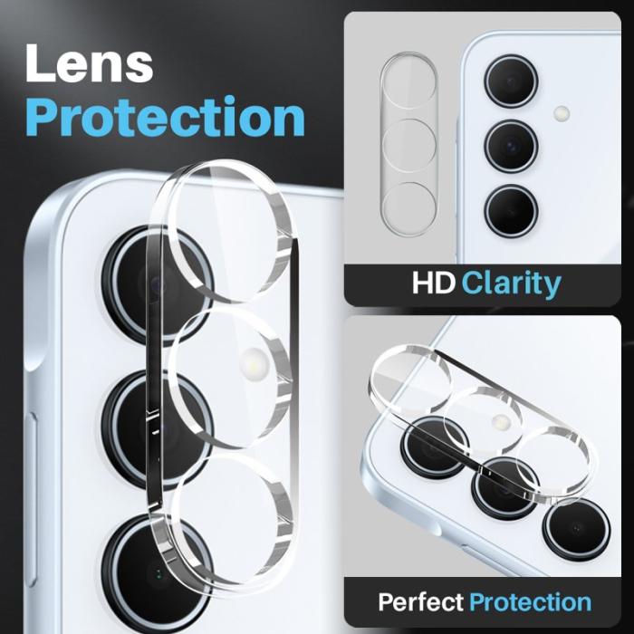 NORTHJO - NORTHJO Samsung Galaxy A35 5G Skal Transparent PC+TPU - Ingen färg