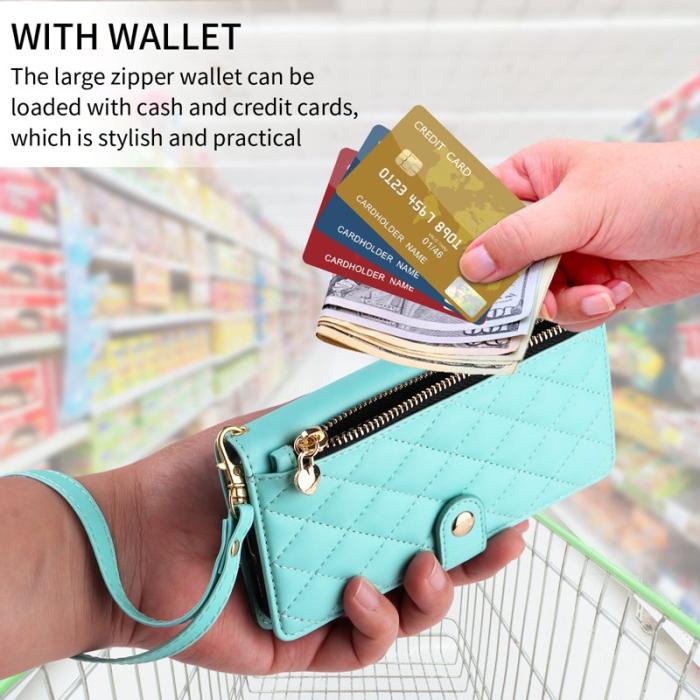 OEM - Rhombus Samsung Galaxy S26 Ultra Fodral Äkta Läder - Ljusgrön