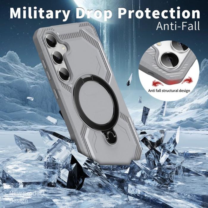 OEM - Samsung Galaxy A35 5G / A55 5G Skal Magnetiskt TPU + PC - Grå