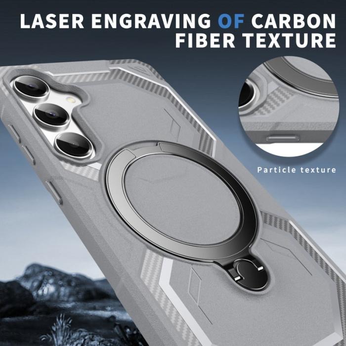 OEM - Samsung Galaxy A35 5G / A55 5G Skal Magnetiskt TPU + PC - Grå