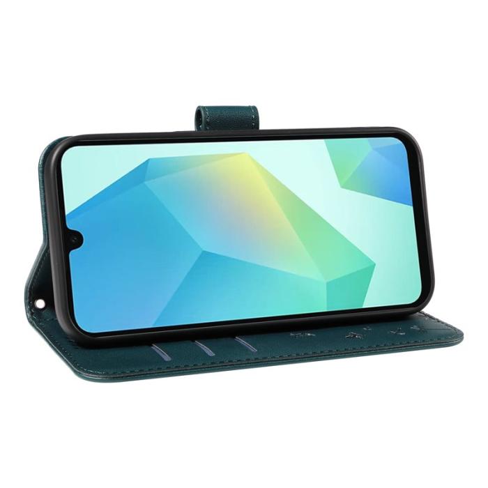 OEM - Samsung Galaxy A35 5G Fodral Äkta Läder Dandelion - Blå