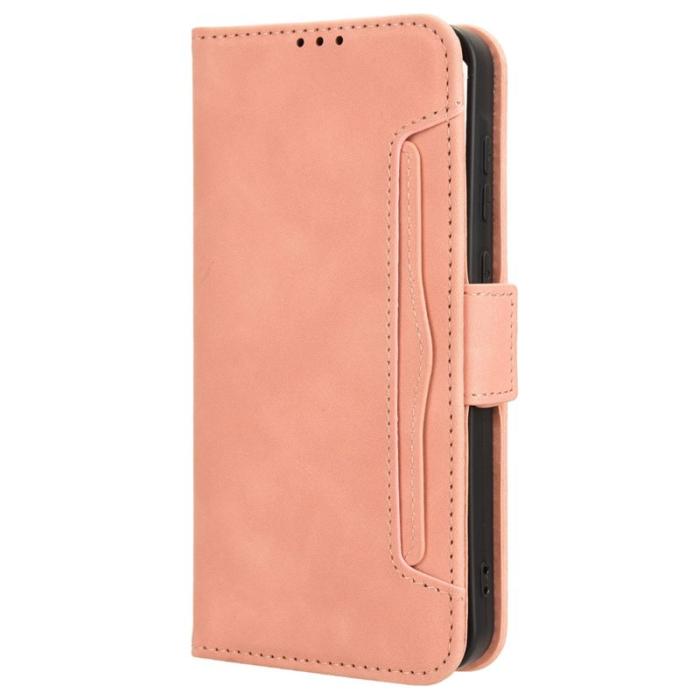 OEM - Samsung Galaxy A35 5G Fodral Äkta Läder Flip Skydd - Rosa