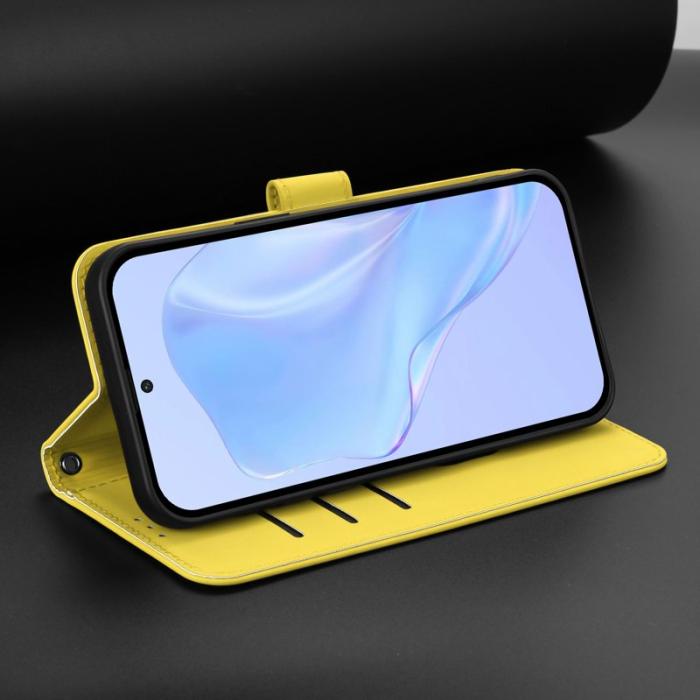 OEM - Samsung Galaxy A35 5G Fodral Konstläder - Gul