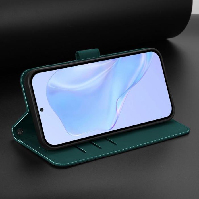 OEM - Samsung Galaxy A35 5G Fodral Konstläder - Mörkgrön