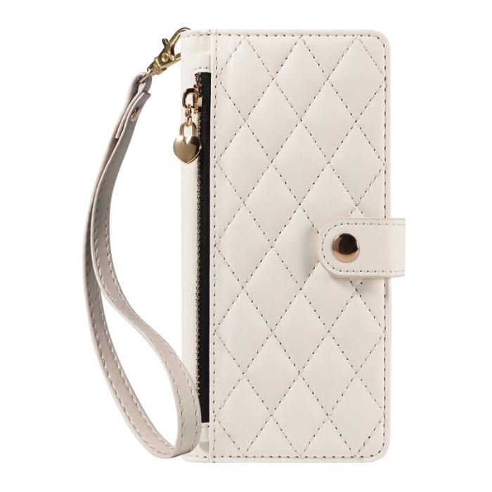 OEM - Samsung Galaxy A35 5G Plånboksfodral Äkta Läder Ställfunktion - Vit