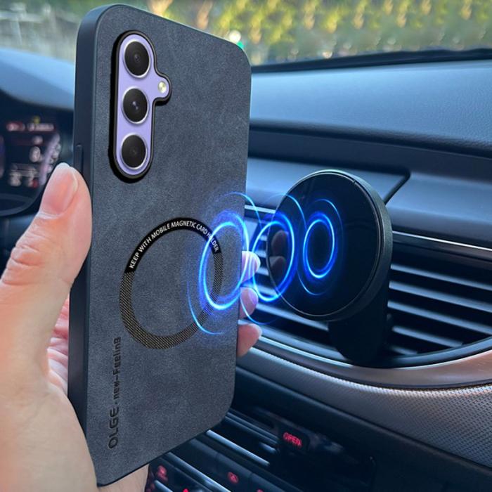 OEM - Samsung Galaxy A35 5G Skal Anti Drop Plast - Brun