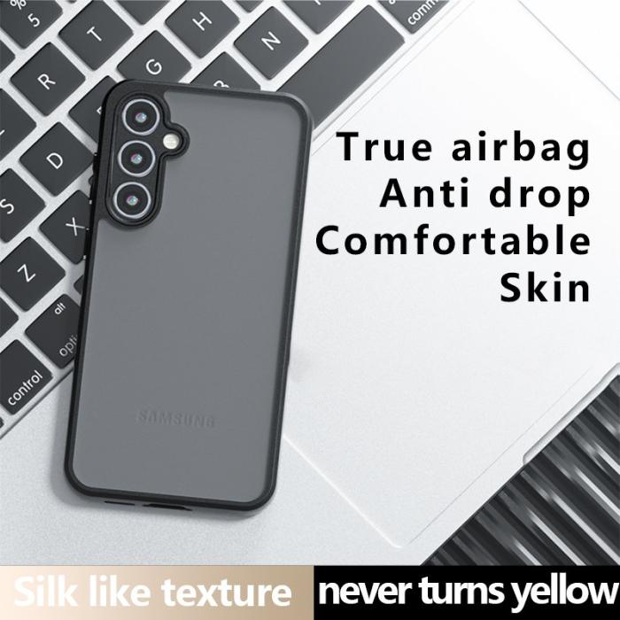 OEM - Samsung Galaxy A35 5G Skal Anti-fall TPU+PC - Transparent Svart