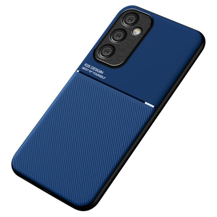 OEM - Samsung Galaxy A35 5G Skal Anti-rep Skydd Plast - Blå