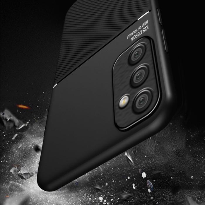 OEM - Samsung Galaxy A35 5G Skal Anti-rep Skydd Plast Magnetisk - Röd