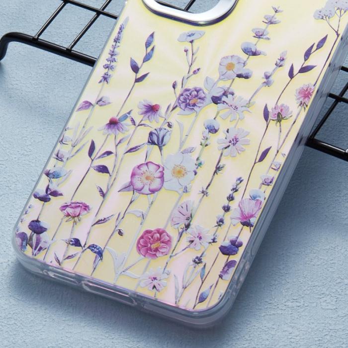 OEM - Samsung Galaxy A35 5G Skal Blommönster PC+TPU - Flerfärgad