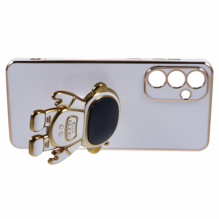 OEM - Samsung Galaxy A35 5G Skal Electropläterad Mjuk TPU - Vit