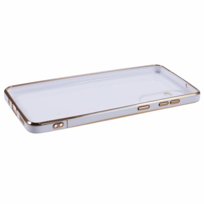 OEM - Samsung Galaxy A35 5G Skal Electropläterad Mjuk TPU - Vit