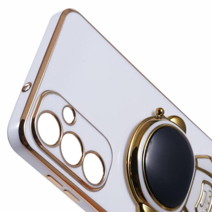 OEM - Samsung Galaxy A35 5G Skal Electropläterad Mjuk TPU - Vit