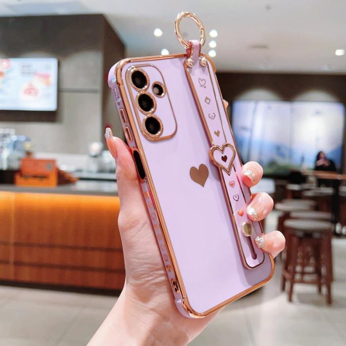 OEM - Samsung Galaxy A35 5G Skal Flexibel TPU Kärleksmotiv - Lila