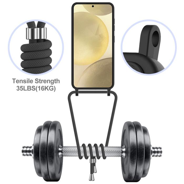 OEM - Samsung Galaxy A35 5G Skal Flytande Silikon Med Kortfack - Svart