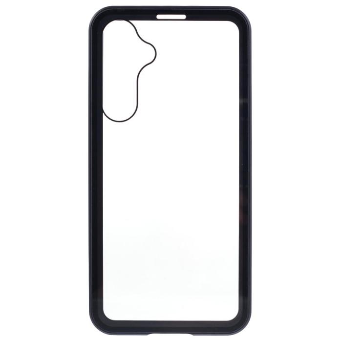 OEM - Samsung Galaxy A35 5G Skal Magnetiskt Härdat Glas Dubbel-Sidig - Svart