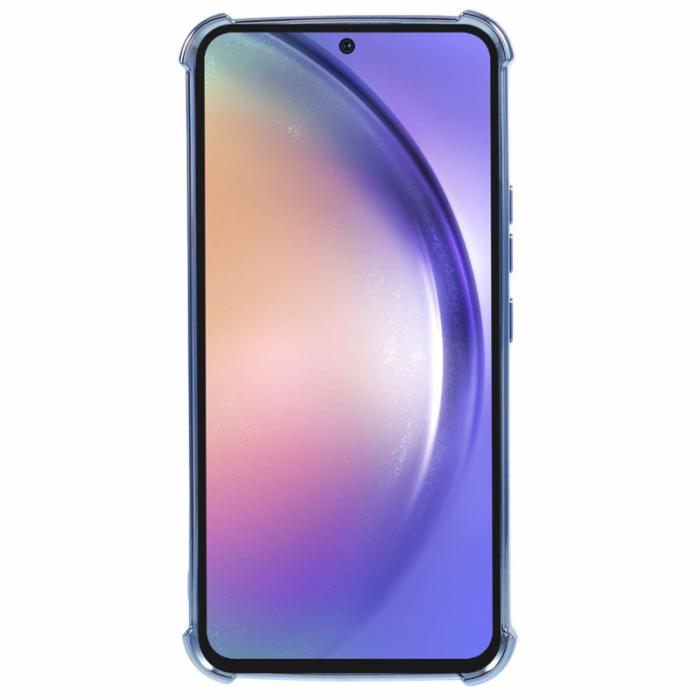 OEM - Samsung Galaxy A35 5G Skal Mjuk TPU Glitter Elektropläterad - Blå