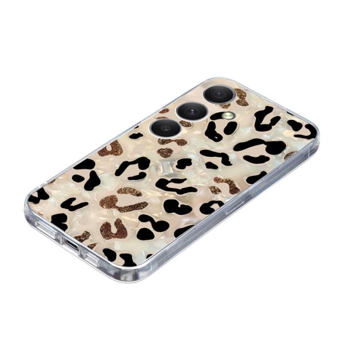 OEM - Samsung Galaxy A35 5G Skal Mönstertryck Stöttålig Mjuk TPU - Leopard Print