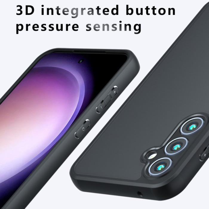 OEM - Samsung Galaxy A35 5G Skal PC+TPU Matt Skydd - Svart