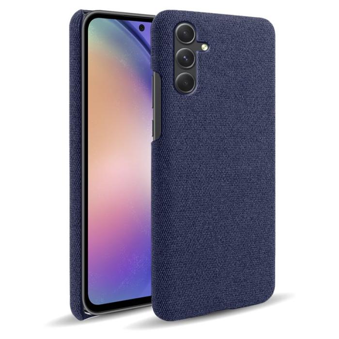 OEM - Samsung Galaxy A35 5G Skal PC+Tyger Stöttålig Mobilskydd - Blå