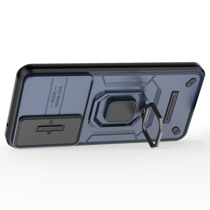 OEM - Samsung Galaxy A35 5G Skal Plast Anti-drop Skydd - Blå