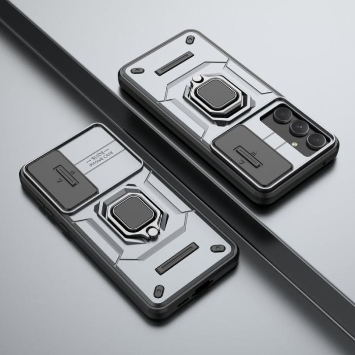 OEM - Samsung Galaxy A35 5G Skal Plast Anti-drop Skydd - Grå