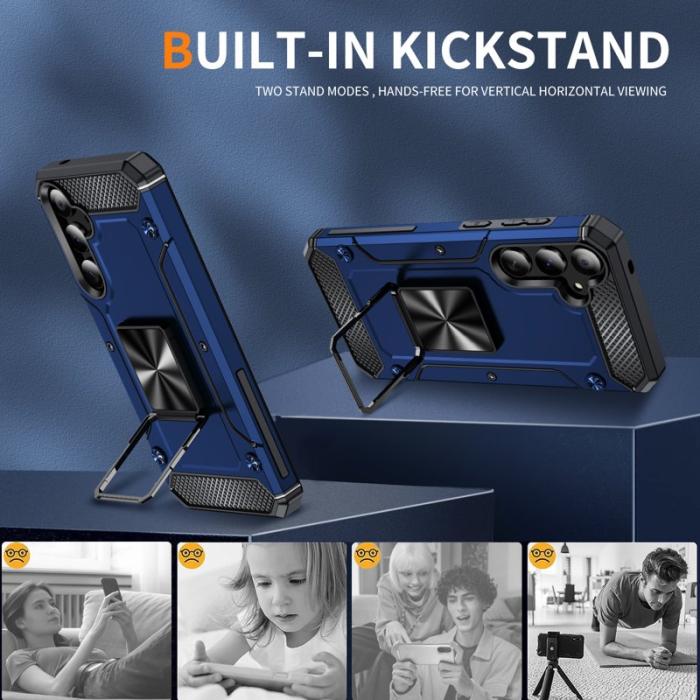 OEM - Samsung Galaxy A35 5G Skal Plast Drop Skydd - Blå