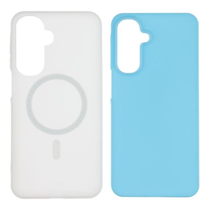 OEM - Samsung Galaxy A35 5G Skal Plast Frosted - Blå