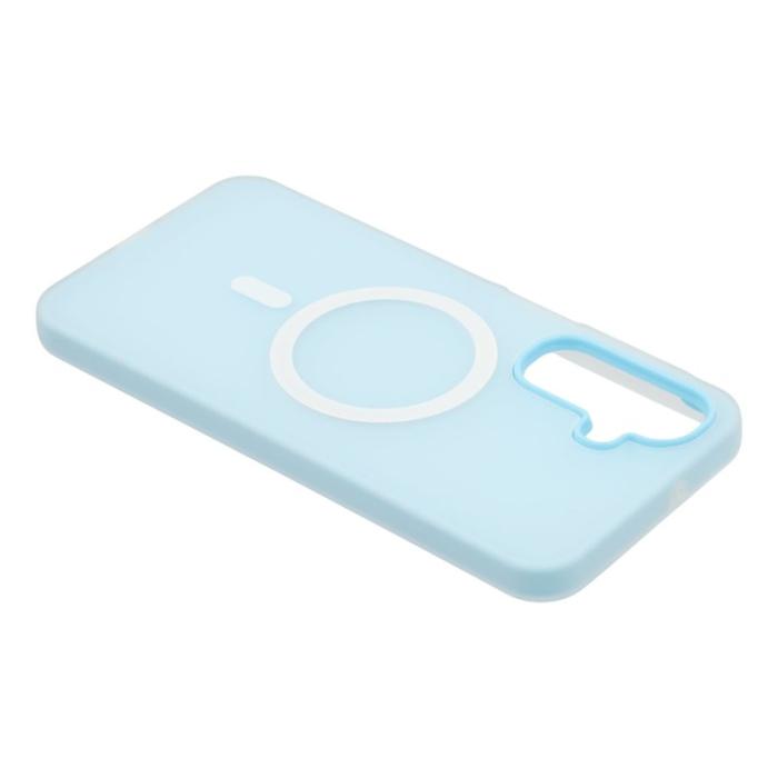 OEM - Samsung Galaxy A35 5G Skal Plast Frosted - Blå