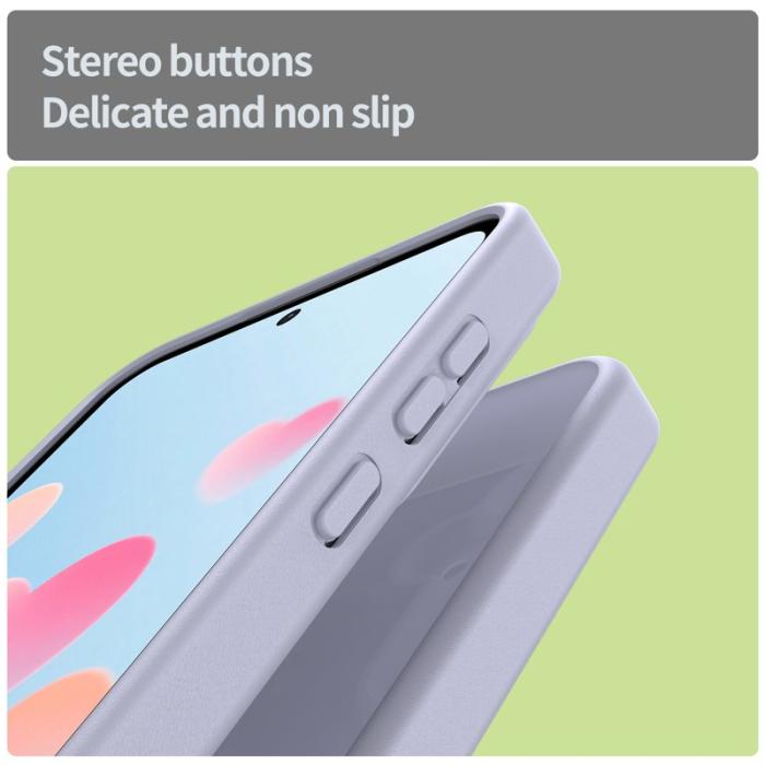 OEM - Samsung Galaxy A35 5G Skal Plast Matt Anti-Drop - Lavendel Lila