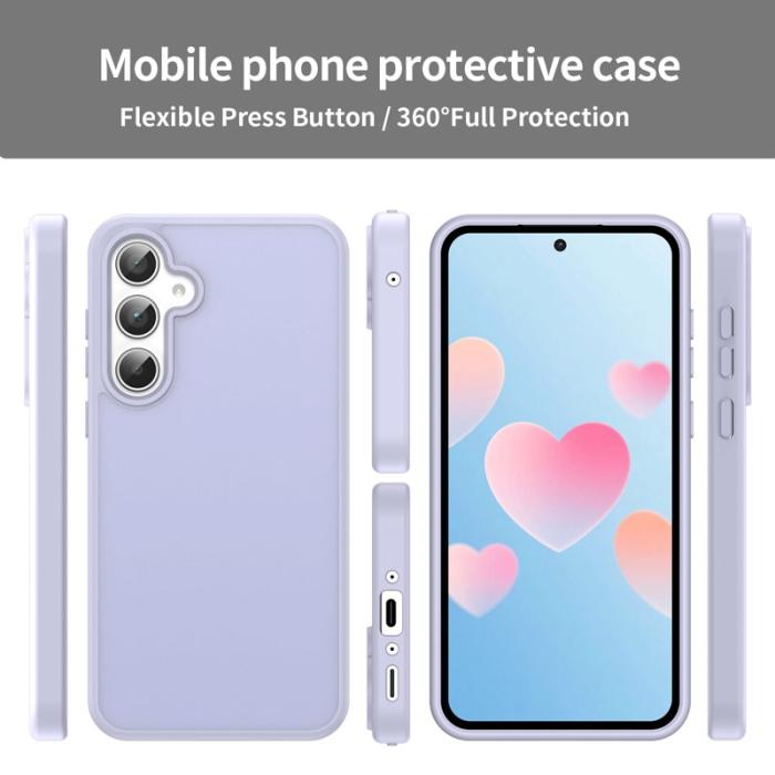 OEM - Samsung Galaxy A35 5G Skal Plast Matt Anti-Drop - Lavendel Lila