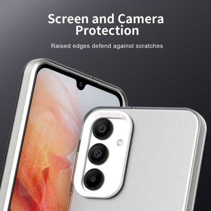 OEM - Samsung Galaxy A35 5G Skal Plast Matt Anti-Drop - Vit