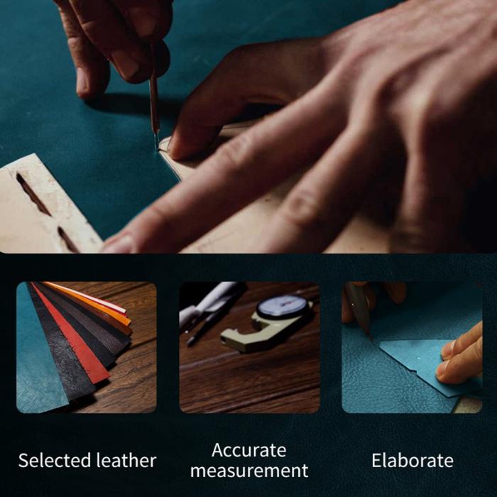 OEM - Samsung Galaxy A35 5G Skal PU Läder Flip Cover Stöttålig - Gul