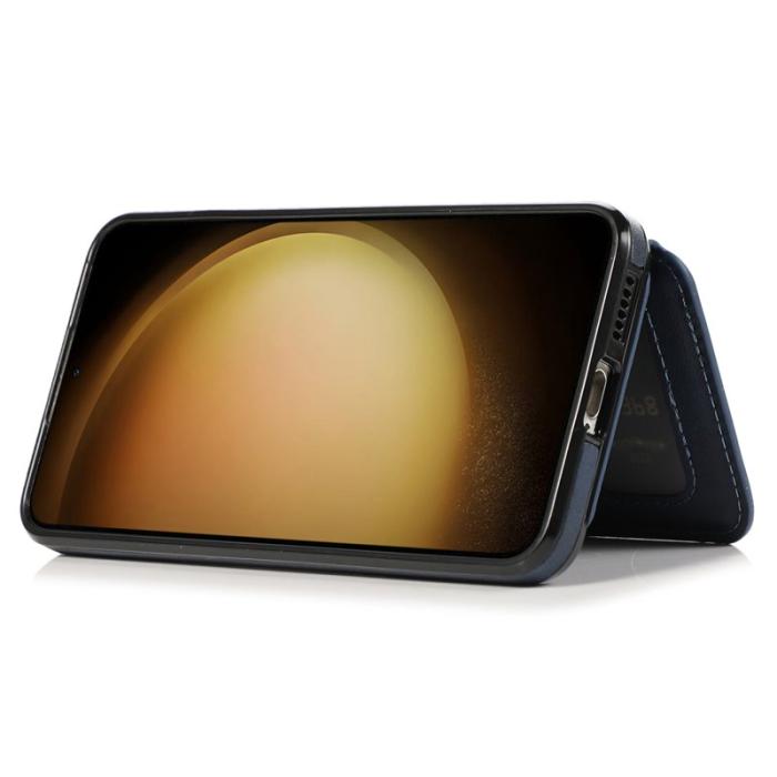 OEM - Samsung Galaxy A35 5G Skal PU Läder + TPU - Blå