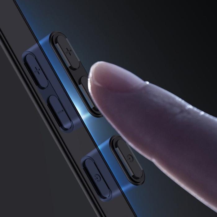 OEM - Samsung Galaxy A35 5G Skal Scratch-skydd Trästruktur PU+PC+TPU - Grön