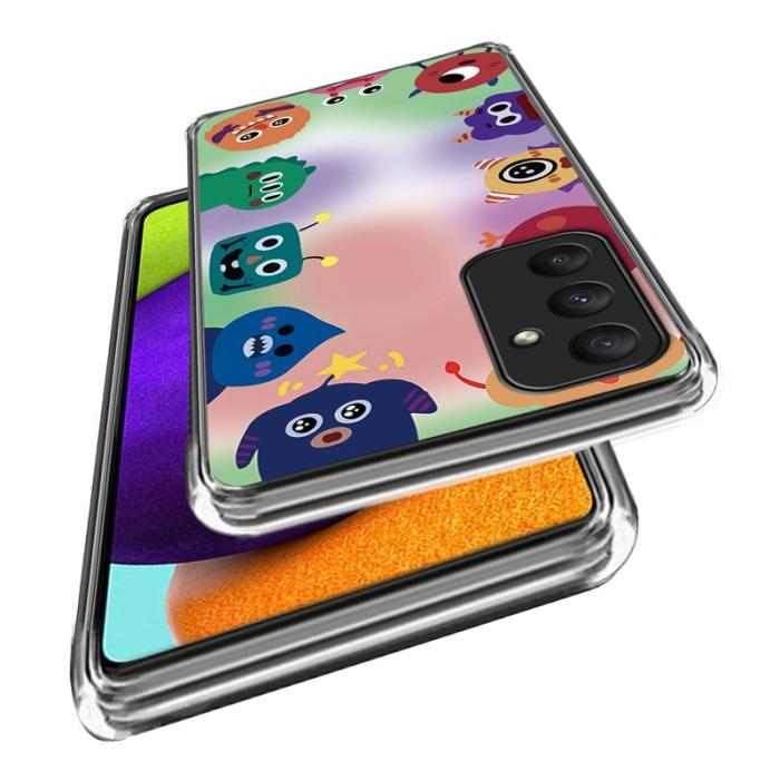 OEM - Samsung Galaxy A35 5G Skal Soft TPU Mönstertryck - Monsters