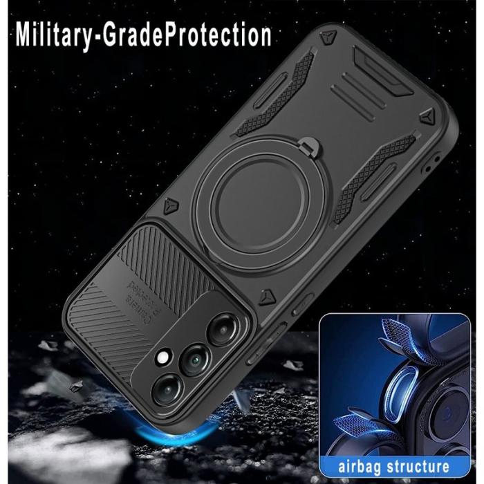 OEM - Samsung Galaxy A35 5G Skal Stötsäker TPU + PC - Grön