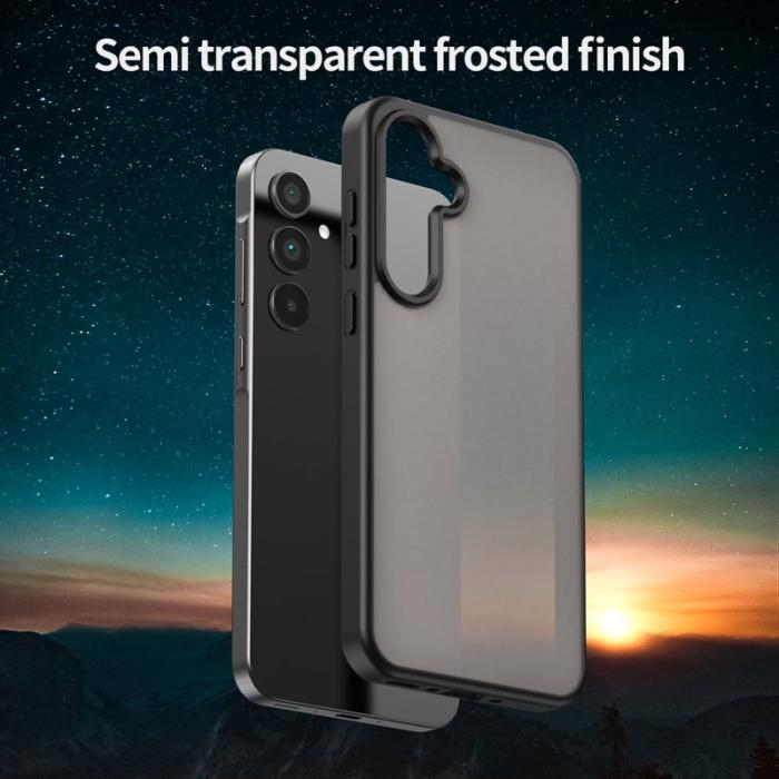 OEM - Samsung Galaxy A35 5G Skal Touch Matte Anti Drop Plast - Svart