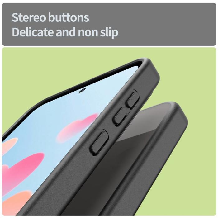 OEM - Samsung Galaxy A35 5G Skal Touch Matte Anti Drop Plast - Svart