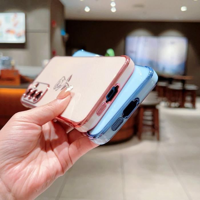 OEM - Samsung Galaxy A35 5G Skal TPU Electropläterad Kantskydd - Ivory White