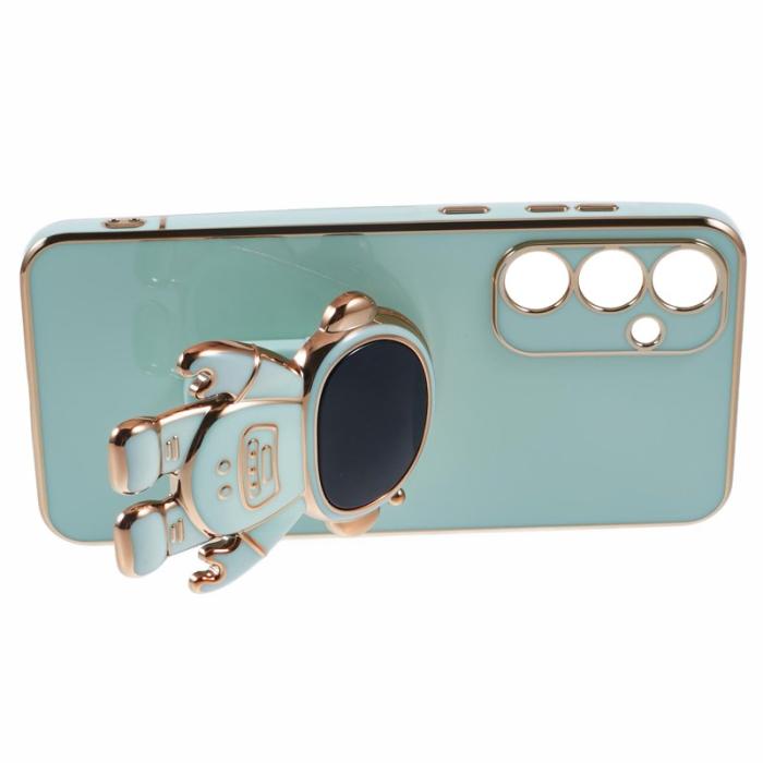 OEM - Samsung Galaxy A35 5G Skal TPU Electroplating - Cyan