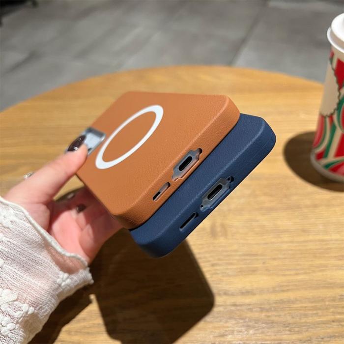 OEM - Samsung Galaxy A35 5G Skal TPU Lädertextur - Brun