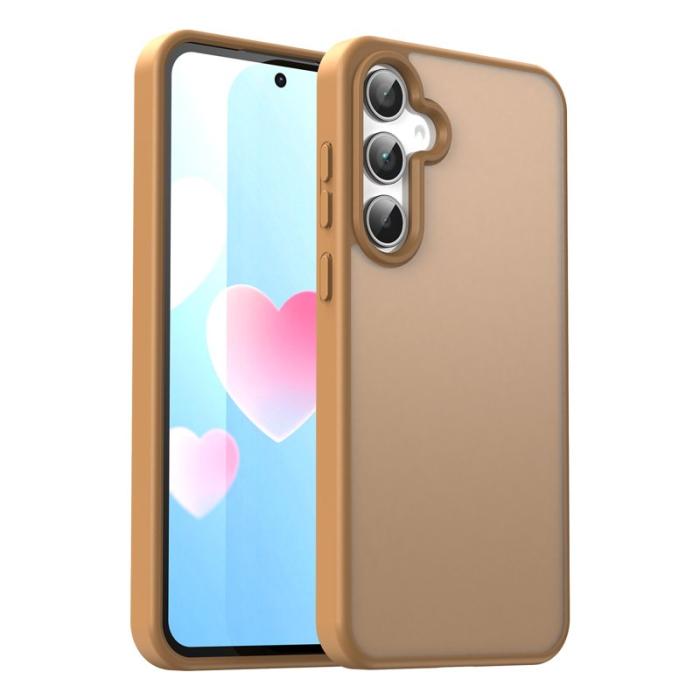 OEM - Samsung Galaxy A35 5G Skal TPU Matt Anti-Drop - Öken Guld