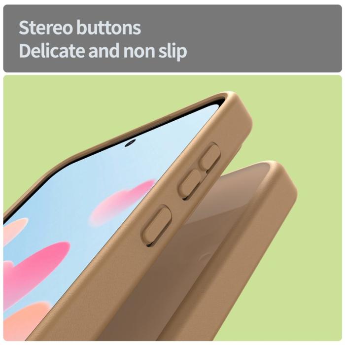 OEM - Samsung Galaxy A35 5G Skal TPU Matt Anti-Drop - Öken Guld