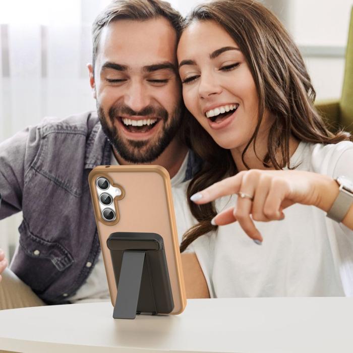 OEM - Samsung Galaxy A35 5G Skal TPU Matt Anti-Drop - Öken Guld