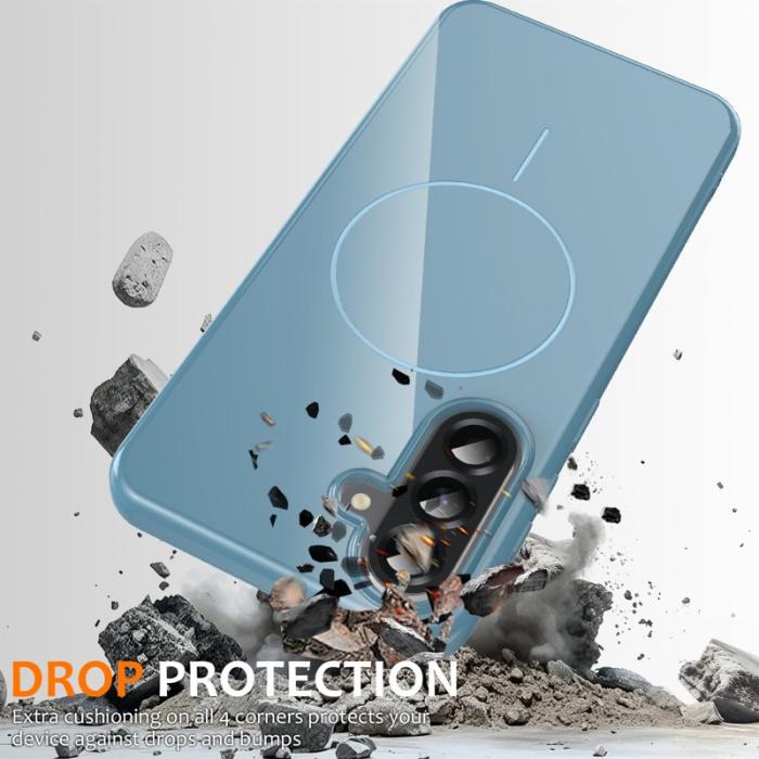 OEM - Samsung Galaxy A35 5G Skal TPU Med Rem - Blå