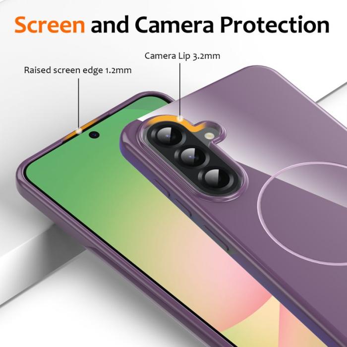 OEM - Samsung Galaxy A35 5G Skal TPU Med Rem - Lila