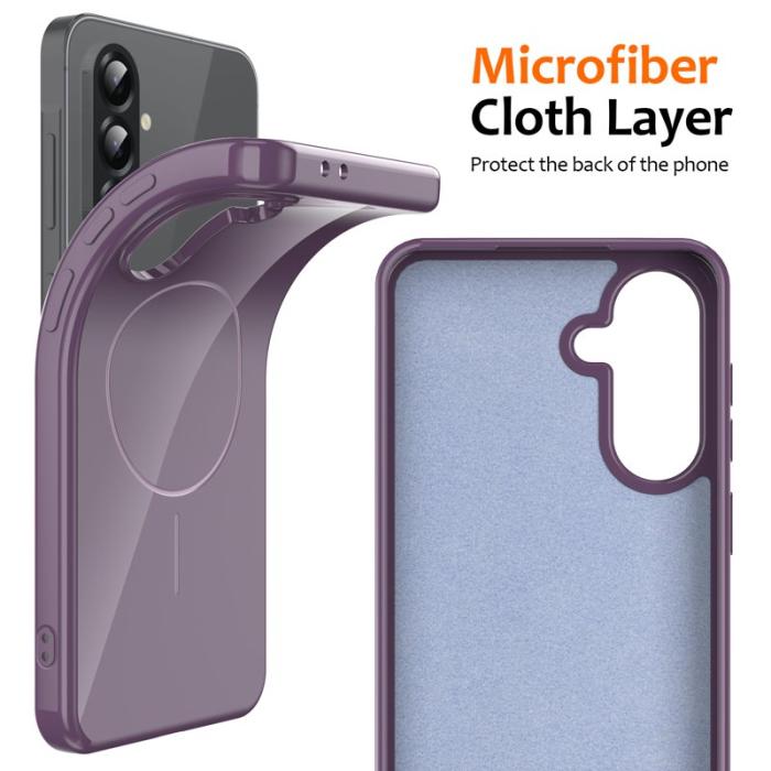 OEM - Samsung Galaxy A35 5G Skal TPU Med Rem - Lila