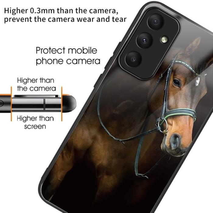 OEM - Samsung Galaxy A35 5G Skal TPU Mönstertryck - Häst