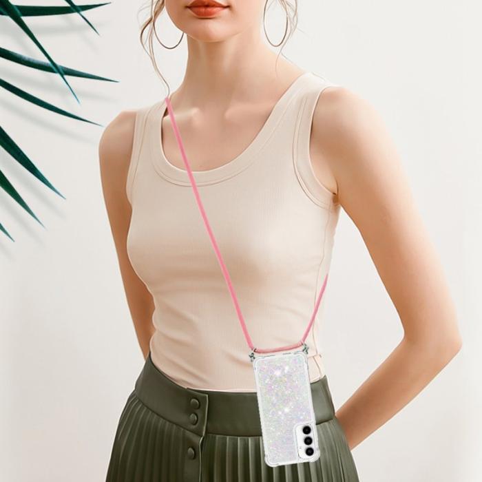 OEM - Samsung Galaxy A35 5G Skal TPU Quicksand Design - Laser / Hjärtan